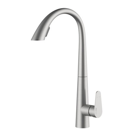 Смеситель WasserKRAFT A8617 для кухонной мойки, сталь 