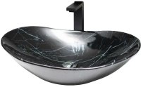 Раковина-чаша CeramaLux 60 7404BM Черный мрамор