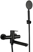 Смеситель для ванны Frap H801 F32801-6 универсальный Черный матовый