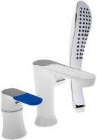 Смеситель на борт ванны Frap H34 F1134 Белый Хром Смеситель на борт ванны Frap H34 F1134 Белый Хром