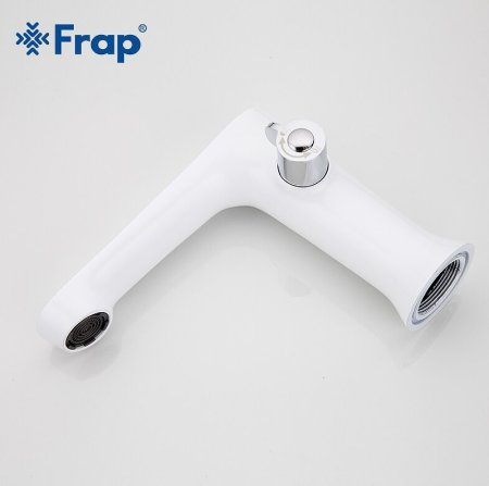 Смеситель на борт ванны Frap H34 F1134 Белый Хром 