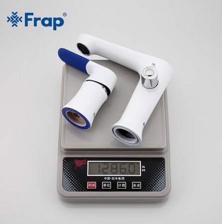 Смеситель на борт ванны Frap H34 F1134 Белый Хром 