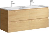 Тумба под раковину Aqwella Accent 120 ACC0112DZ подвесная Дуб золотой