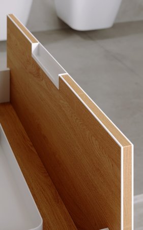 Тумба под раковину Aqwella Accent 120 ACC0112DZ подвесная Дуб золотой 