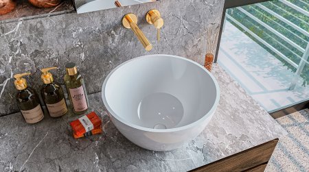 Раковина-чаша Whitecross Amethyst 50 0711.050050.100 Белая глянцевая 