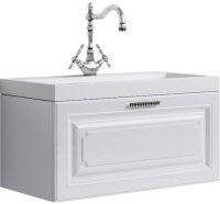 Тумба под раковину Aqwella 5 Stars Империя 80 Emp.01.08/W подвесная Белая Тумба под раковину Aqwella 5 Stars Империя 80 Emp.01.08/W подвесная Белая