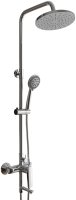 Душевая система MIXLINE ML2429 излив лейка 3 позиции + лейка Тропический душ" хром (550775)"
