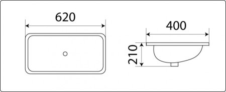 Умывальник CeramaLux 540F 