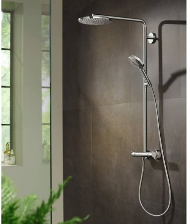 Душевая система Hansgrohe Raindance Select S 27633000 с термостатом Хром 