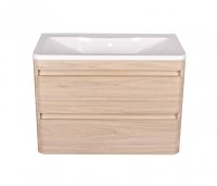Тумба подвесная "Атлантика 70", Люкс ясень перламутр, PLUS