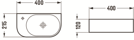 Раковина Ceramalux 78204RB 