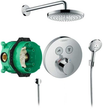 Душевая система Hansgrohe Raindance Select S 27297000 с термостатом Хром 