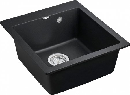 Мойка кухонная Paulmark Zemar PM104651-BL черная 