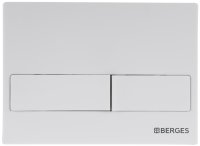 Клавиша смыва Berges Novum L4 040014 Белая Клавиша смыва Berges Novum L4 040014 Белая