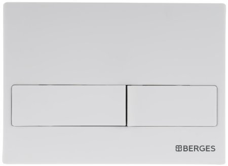 Клавиша смыва Berges Novum L4 040014 Белая 