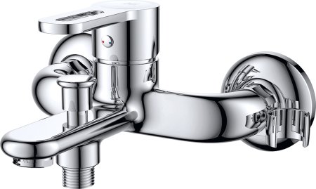 Комплект для ванной D&K Rhein Paulinus DA1350001SET 3 в 1, два смесителя + душевой гарнитур 
