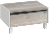 Комод Aquaton Капри 55 1A231003KPDA0 Бетон пайн Белый