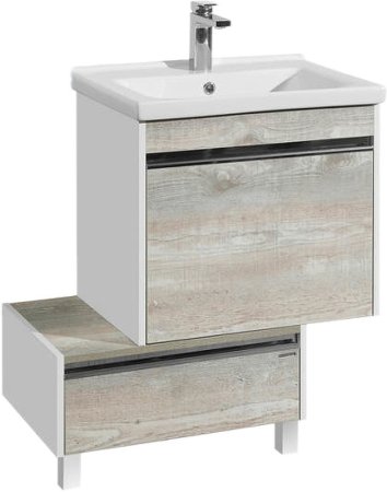 Комод Aquaton Капри 55 1A231003KPDA0 Бетон пайн Белый 