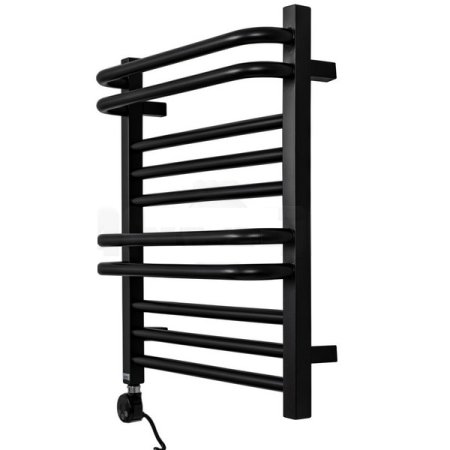 Полотенцесушитель электрический GROIS Mayra GR-009 50х60 П10 черный 