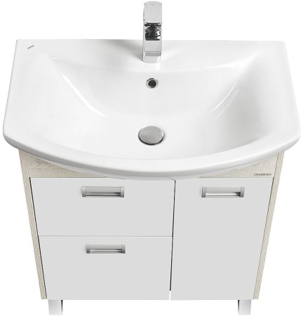 Тумба под раковину Aquaton Бекка PRO 70 1A208701BAC20 Белый Дуб сомерсет 