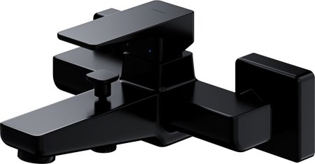 Смеситель Omnires Parma PM7430BL для ванны с душем, чёрный 