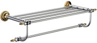 Полка для полотенец Melana MLN-820003 Хром Золото