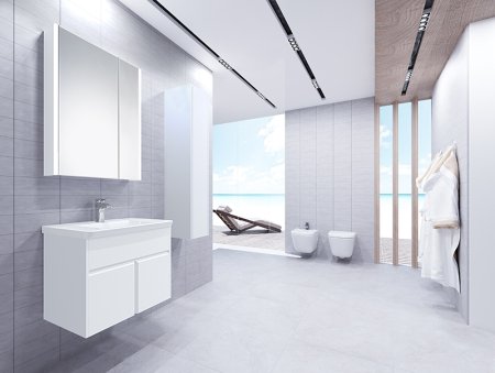 Тумба под раковину Roca Up 60 ZRU9303010 подвесная Белый глянец 