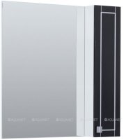 Зеркало-шкаф Aquanet Эрвин 80 черный