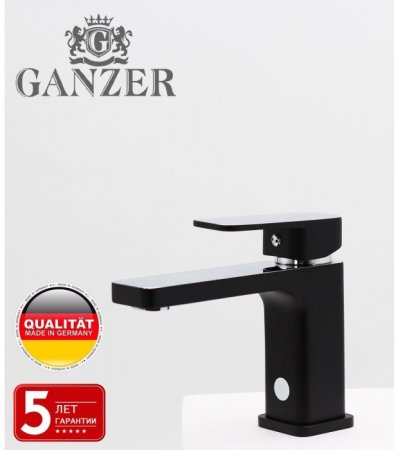 Cмеситель для раковины GANZER STEFAN GZ12014C CHROME\BLACK 