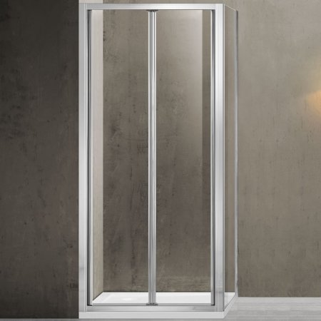 Душевой уголок Vincea Garda 90x80 VSR-1G8090CL профиль Хром стекло прозрачное 