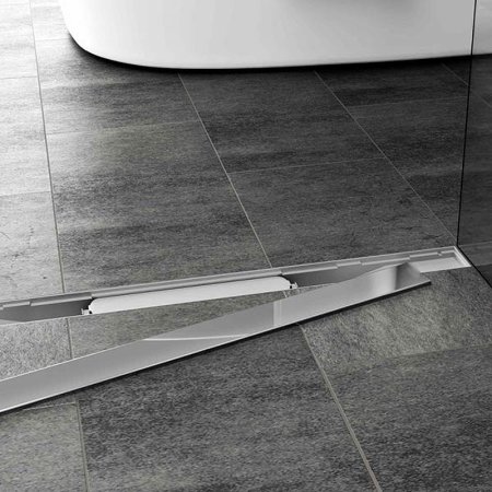 Душевой лоток Azario AZ-CH 450 KN с рамкой и решеткой Klasik 