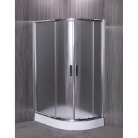 Душевой уголок Esbano ESD-8027AL с поддоном 120x80 см, профиль хром, стекло рифленое