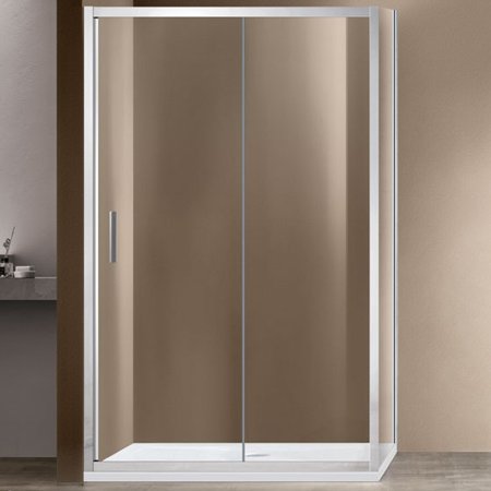 Душевой уголок Vincea Garda 160х80 VSR-1G8016CL профиль Хром стекло прозрачное 