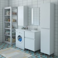 Тумба с раковиной Эстет Dallas Luxe 115 напольная, 2 ящика, R