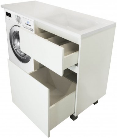 Тумба с раковиной Эстет Dallas Luxe 115 напольная, 2 ящика, R 