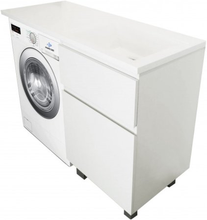 Тумба с раковиной Эстет Dallas Luxe 115 напольная, 2 ящика, R 