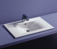 Раковина CeramaLux YJ807-75 врезная