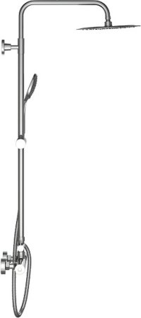 Душевая система Ceramicanova Circa 80001 с термостатом Хром 