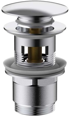 Донный клапан Vincea DPU-1B01CH click-clack Хром 
