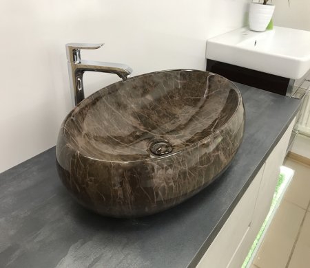 Раковина CeramaLux MNC 168 накладная 