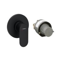 Смеситель Hansgrohe Rebris S 72648670 встраиваемый для душа, черный