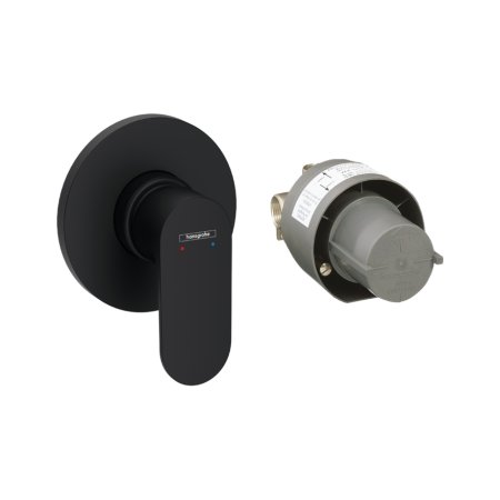 Смеситель Hansgrohe Rebris S 72648670 встраиваемый для душа, черный 
