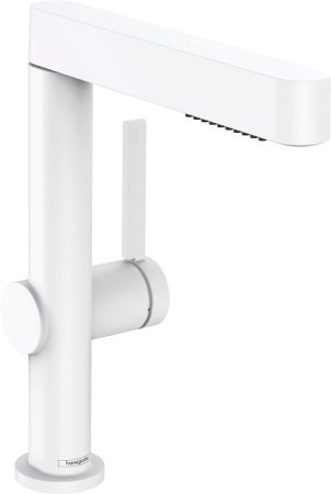Смеситель Hansgrohe Finoris 230 76063700 для раковины, матовый белый 