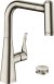 Смеситель Hansgrohe Metris Select M71 73805800 для кухонной мойки, под сталь 