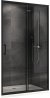 Душевая дверь Abber Schwarzer Diamant 130 AG30130B профиль Черный стекло прозрачное 