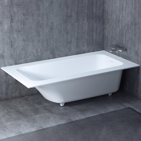 Ванна из искусственного камня Salini Orlanda Vasta Kit 190х100 102124M Белая матовая 