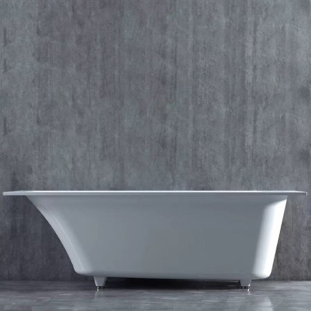 Ванна из искусственного камня Salini Orlanda Vasta Kit 190х100 102124M Белая матовая 