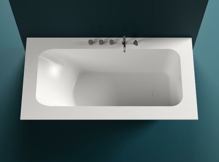 Ванна из искусственного камня Salini Orlanda Vasta Kit 190х100 102124M Белая матовая 