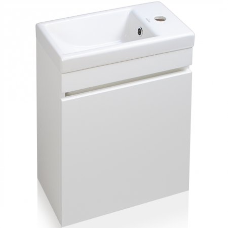 Тумба под раковину Style Line Compact 40 Люкс СС-00000248 подвесная Белая 