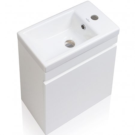 Тумба под раковину Style Line Compact 40 Люкс СС-00000248 подвесная Белая 